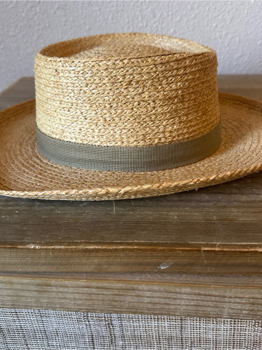 Scala Pro Series Gambler Golf Hat 100% Raffia Straw Handmade Hat S/M - Picture 3 of 8